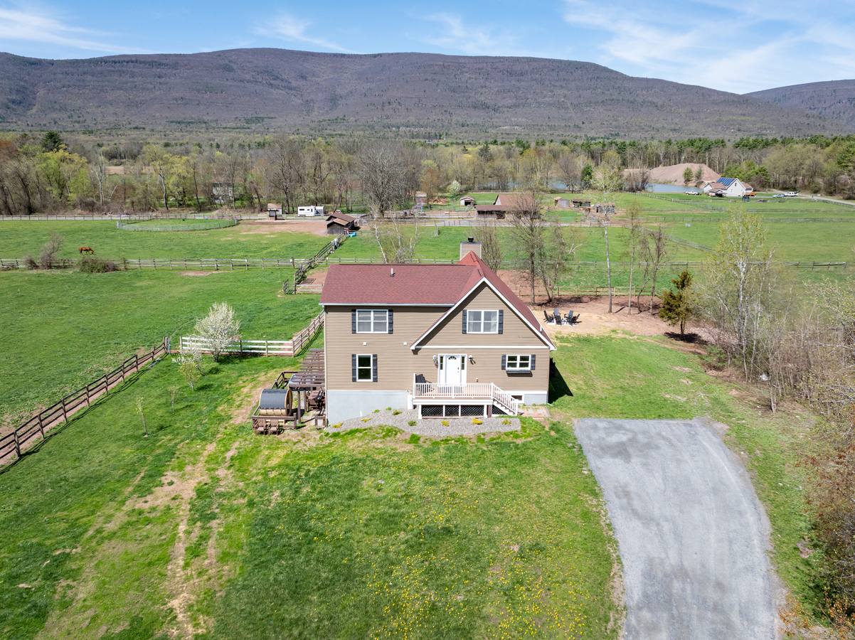 Aerial view of Catskill Valley House