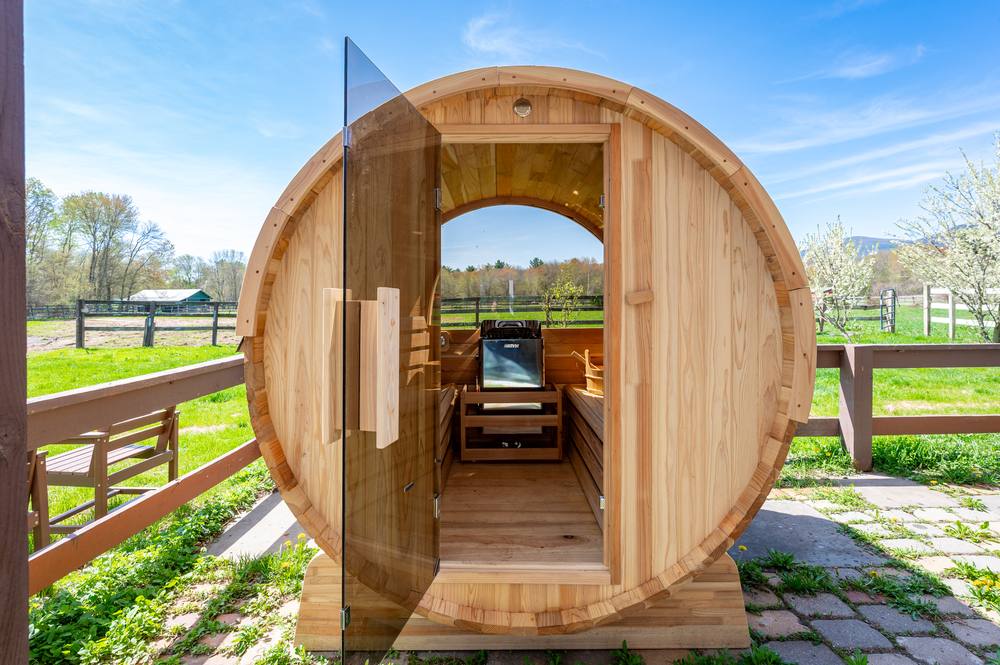Barrel sauna